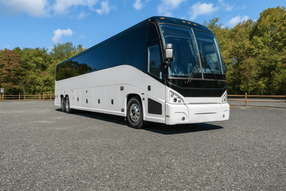 Charter Bus Rental St. Clair Shores 56 Passenger Charter Bus